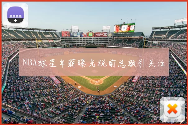 NBA球星年薪曝光税前总额引关注