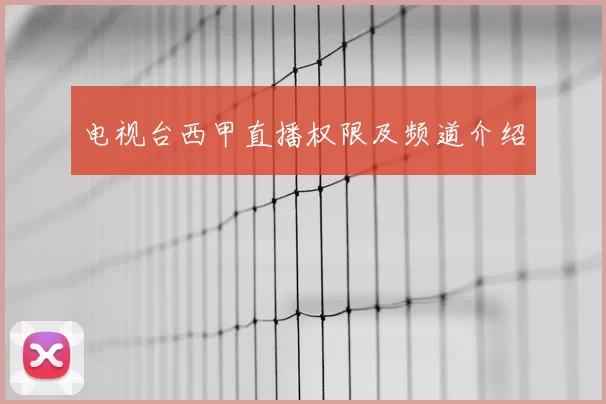 电视台西甲直播权限及频道介绍