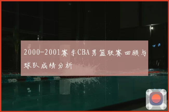 2000-2001赛季CBA男篮联赛回顾与球队成绩分析