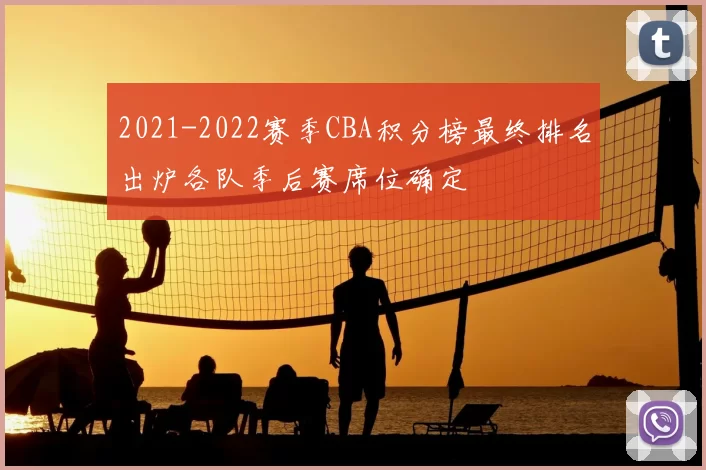 2021-2022赛季CBA积分榜最终排名出炉各队季后赛席位确定